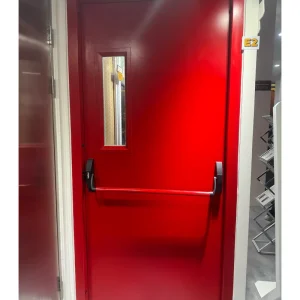 Anti Corrosion Steel Fire Exit Door with Full UL Hardware Stable Structure Low Maintenance for Coastal Areas
