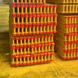 Anti Crack Modern H20 Pine Wood Beam High Strength Reusable Construction Formwork EN 13377 Standard Customizable Length