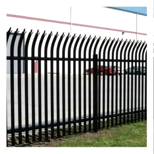 Anti-Cut Galvanized Steel Anti-Climb Palisade Fence with Powder Coating and UV Resistance for Warehouses