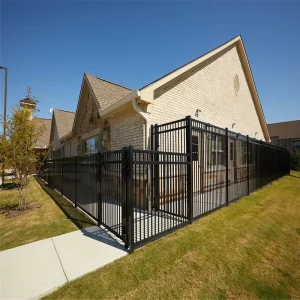 Anti Rust Aluminum Security Outdoor Fence 6′ X 8′ Metal Pool Fence Panels