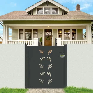 Anti-Rust Decorative Pattern Villa/Courtyard Iron Entrance Gates