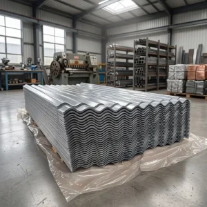 Anti Rust Durable Galvanized Wave Zinc Coated Corrugated Steel Metal Cladding Panels Roofing Sheets for Building Material