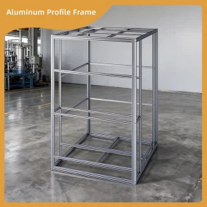 Anti Rust Modular Vertical Cube Aluminum Profile Frame Stable Industrial Skeleton for Manufacturing Automation Machine