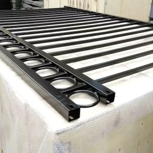 Anti Rust Outdoor Welded Wrought Picket Steel Fence Boundary Balcony Railing Garrison Security Safety Fence for Metal Aluminum