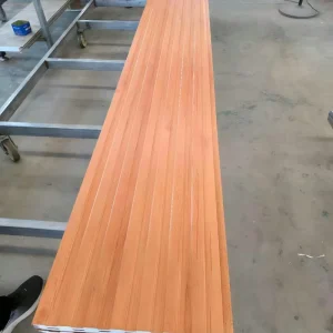 Anti Scratch Wood Grain Embossed Steel Coil for Metal Wall Cladding Material