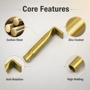 Anti-Seismic Cold Pressed Anti-Corrosion Durable Bar Connector for Concrete Reinforcement Floor & Wall