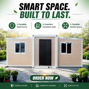 Anti Seismic Grade 8 Movable Prefabricated Home Foldable Expandable Container House Durable Sandwich Panels Prefab Luxury Villa