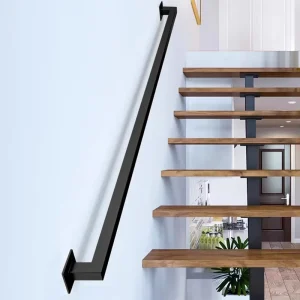 Anti Slip Surface Copper Color Aluminum Stair Railing Safe and Comfortable Balustrades Handrails Stair Railings