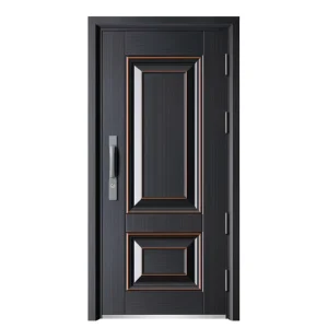 Anti-Theft Security Steel Door Exterior Steel Security Entrance Doors Front Entry Metal Door