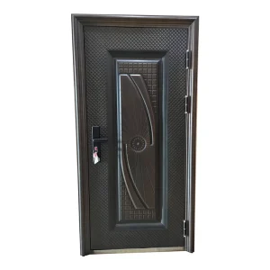 Anti Theft Security Steel Minimalist Safety Doors for Apartment Outdoor Villa Use Commercial Grade