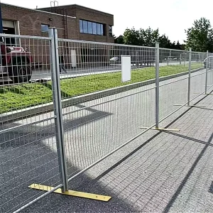 Anti-climbing Construction Temporary Fence Weather-resistant Galvanized Temporary Fencing Rust-proof Temporary Fence Panels