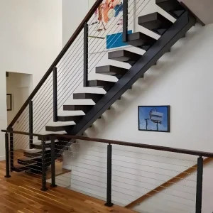 Anti corrosion Balustrade & Handrail Deck Stair Post Cable Balcony Railing System