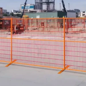 Anti-vandalism Temporary Fence Panels Anti-theft Construction Site Safety Fence Full Welding Temporary Metal Fence