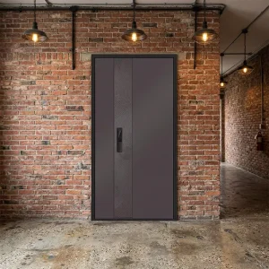 Antitheft Iron Steel Doors Exterio Safety Metal Steel Front Entry Door for House