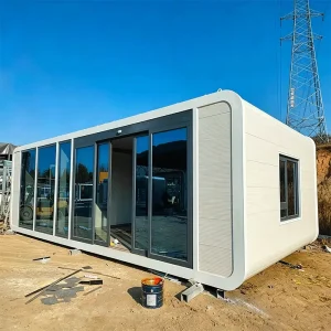 Apple Cabin Container House Modern Design Breathable Steel Construction Easy Installation Outdoor Office Living Room Entry