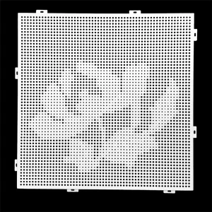 Architectural Perforated Metal Cladding Aluminum Panel for Modern Office Building External Wall Decoration and Shading