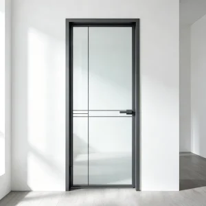 Argon Filled Insulated Glass Thermal Break Heat Preservation Villa Interior Aluminum Glass Swing Casement Door