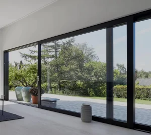 Australia Standard AS2047 Double Glazed Stacker Aluminium Sliding Doors Exterior House Window With Glass Material For Houses