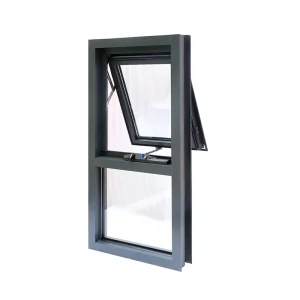 Australian AS2047 Chain Winder Awning Windows Aluminum Framed Window Australia Semi Commercial Double Glazed Windows For Home