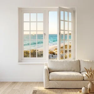 Australian Standard AS2047 AS1288 AS2208 Certified Aluminum Low E Double Glazed French Style Casement Windows