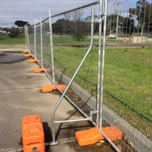 Australian Standard Temporary Fence for Construction Site Plastic Bases Movable Fence