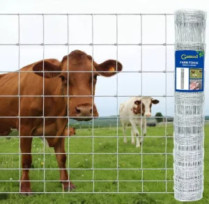 Australian-Style Hinge-Joint Field Fence for Sheep and Cattle