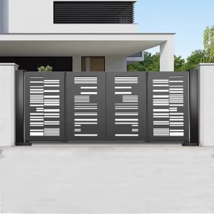 Automatic Electric Customized Aluminum Trackless Suspended Outdoor Fence Gate