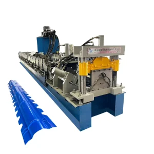 Automatic HD 333 High Precision Roofing Ridge Roll Forming Machine for Building Roof Construction 1 Year Warranty