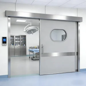Automatic Hospital OT Room Airtight Sliding Door Interior Thermal and Sound Insulated Sliding Medical Operating Cleaning Door