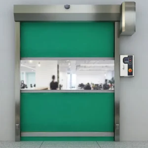 Automatic PVC Rapid Roll up Door With Strong Sealing Wind Resistance for Industrial Workshop