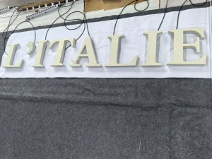 Backlit Signage for Brand Walls Custom Spray Painted 304 Stainless Steel Letters
