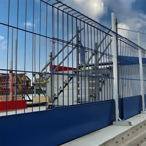 Balcony Edge Protection Barrier Safety Fence, Galvanized Steel, Powder Coated, Fall Prevention