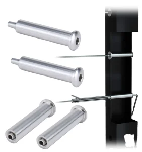 Baluster Invisible Wire Rope Railing Fittings Stainless Steel Cable Railing Hardware For Deck/Stair Balustrade