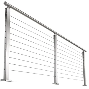 Balustrade & Handrail Deck Stair Post Cable Balcony Railing System for Stair and Balcony