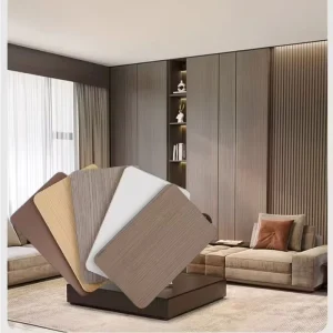 Bamboo Charcoal Wall Panels Flexible Wall Panels Home Interior Decoration WPC Waterproof Wall Panels 5-8mm PVC Wood Panel