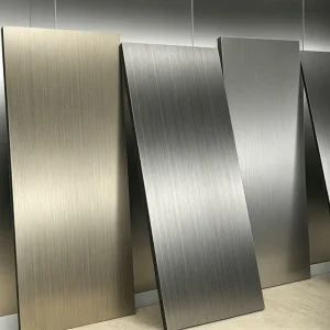 Bamboo Charcoal Wood Metal Texture Wall Panel Waterproof Laminated Wall Panels Interior Decorative Wall Panel for Homes Hotels