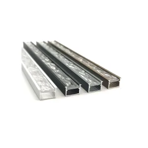 Bespoke Plastic Profiles U Shape Channel Housing PC Water Wave Diffuser Cover LED Linear Lighting Surface Profiles Channel