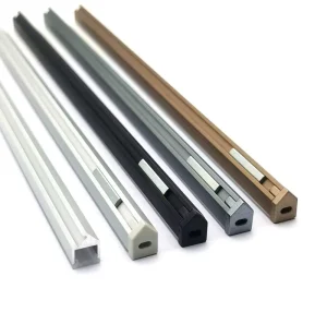 Bespoke Plastic Profiles YG 0810 Surface Mounted Led Linear Aluminum Profiles for Housing Lighting