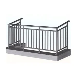 Best Choice Exceptional Quality Modern Tubular Steel Railing Outdoor Indoor Metal Railing From China Manufacturer