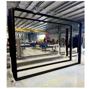 Big Fixed Picture Window Panoramic Double Glass Aluminum Alloy Heat Insulation Customizable Size Apartment Hotel Villa Use