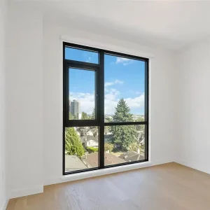 Black Aluminum Hotel Windows Tempered Insulated Glass Outward Opening External Casement Windows