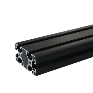 Black Anodized Aluminum Extrusion Profile 4080 Aluminium Extrusions Alloy T Slot Industrial Aluminum Profile