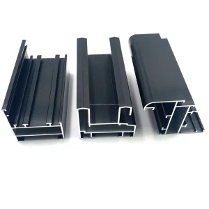 Black Color Aluminum Extrusion Profiles Design for Ethiopia Market