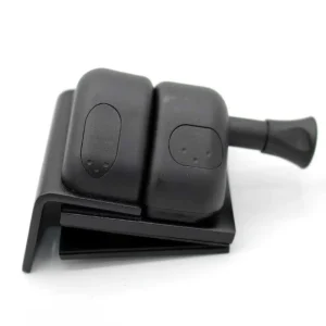 Black Color Wall to Glass Post Mount Magnetic Pool Gate Latch for Frameless Swimming Pool