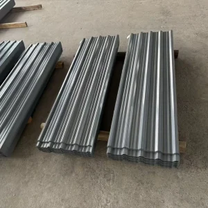 Black Green Gray Color 450mm Width Galvanized Corrugated Steel Roofing Sheets Cutting Z61-Z90 Coating 0.12-12mm Thickness