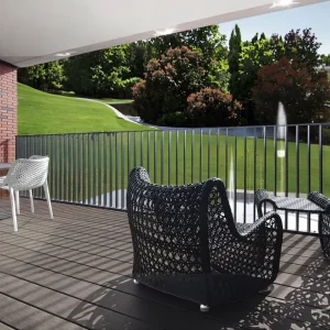 Black Metal Stair Aluminum Railing Decorative Railing System Aluminum Balcony Railing
