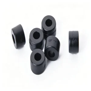 Black Plastic Round End Caps for Handbags Garment Belts Shoes DIY Craft Bag Accessories Hardware Supplies