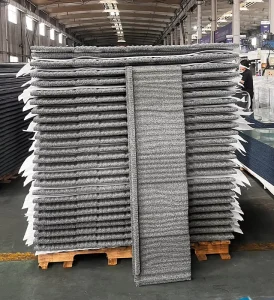 Bond Type Color Stone Coated Metal Steel Roof Tile Sheets Galvanized Colored Chip Roofing Building Materials