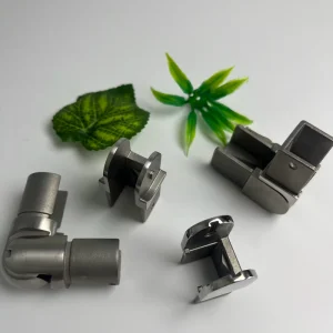 Brushed Steel Glass Railing Clamp Kit U-shaped Channel Grip 90 Degree Connector Escalator Glazing Fitting Package