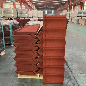 Building Construction Materials for House Roof Color Stone Coated Metal Roof Tiles